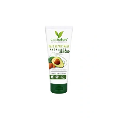 Image of COSNATURE Natural Regenerating Hair Mask With Avocado and Almonds 100ml VEGAN