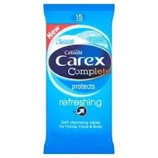 Image of Carex (Cussons) Refreshing Soft Cleansing Hand Wipes