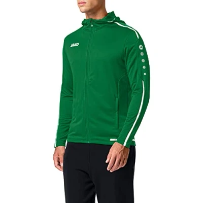 Image of JAKO Striker 2.0 M9619 Women&#039;s Tracksuit with Hood Sport Green/White 36