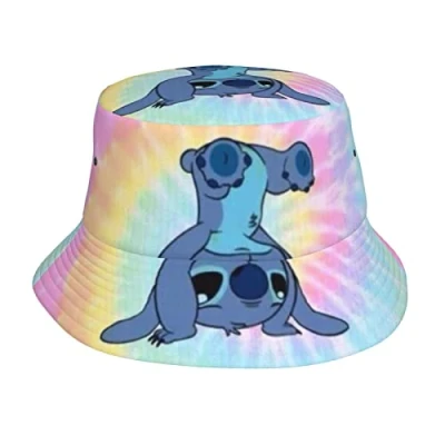 Image of Tonari Funny Bucket Hats Fashion Sun Cap Packable Outdoor Fisherman Hat for Women and Men Travel Black, One size