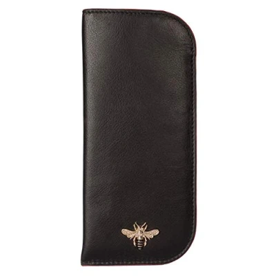 Image of Mala Leather Mason Glasses Case 5155 27 (Black)