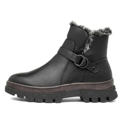 Image of Heavenly Feet Laurel Womens Black Ankle Boot Size 5 UK