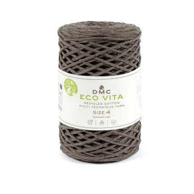 Image of DMC Eco Vita 4, Rust Crochet Knitting Macrame Yarn, 250g