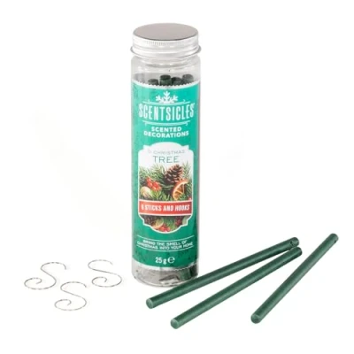 Image of Christmas Tree Ornaments 6 Scentsicles Scent Sticks Hanging Decorations (O 0056)