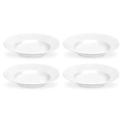 Image of Royal Worcester Serendipity White Set of 4 Soup Plates
