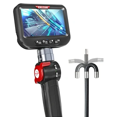 Image of Ralcam Endoscope Camera with Light 8.5 mm Inspection 4.3 Inch HD 1080P Tube Camera, Cameras 10 LEDs, IP67 Waterproof 1 m Flexible Channel Telescopic