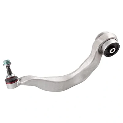 Image of 31126798254 Suspension Arm FEBI BILSTEIN 173714 with lock nuts ball joint Lower, Front Axle Right Control Aluminium BMW: 3 GT