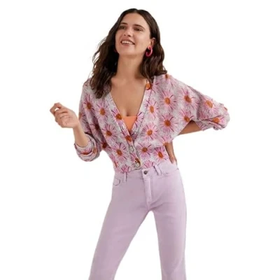Image of Desigual Margaritas Jumper SS22 22SWJF53 New Season Pink