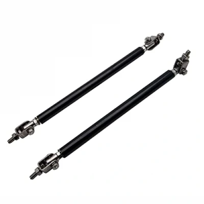 Image of Splitter Rod,HugeAuto 15CM 6&#039;&#039; Adjustable Car Front Bumper Lip Strut Rods Tie Bar Support Tool Black