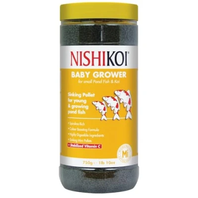 Image of Nishikoi Baby Grower Sinking Food for Small Koi/Pond Fish Micro Pellets 750g