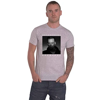 Image of Official Bryan Adams Reckless Grey T Shirt (Medium)