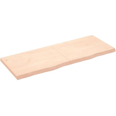 Image of vidaXL Table Top 160x60x(2 6) cm Untreated Solid Wood Oak