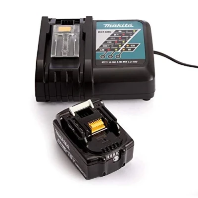 Image of Makita Genuine DC18RC 7.2 18V Li Ion Fast Charger with 1 x BL1830 3Ah Battery