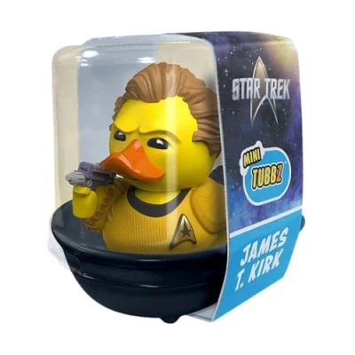 Image of TUBBZ Mini James T. Kirk Collectible Vinyl Rubber Duck Figure Official Star Trek Merchandise Sci Fi TV, Movies &amp; Video Games