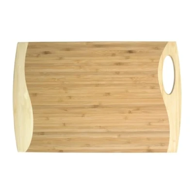 Image of Richardson Sheffield Kitchen Wave Hygienic Bamboo Chopping Board, Natural Wood, 25 x 1.9 38 cm