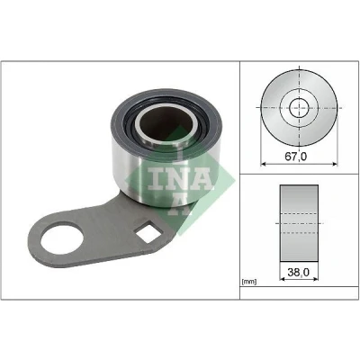 Image of LHP100680, LHP100860 Tensioner Pulley, timing belt INA 531 0331 10