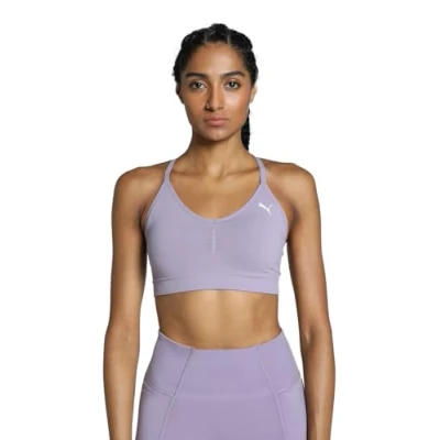 Image of Puma Womens MOVE SHAPELUXE SEAMLESS BRA Purple Size Large