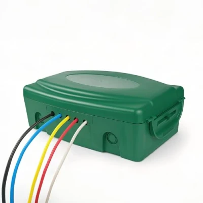 Image of Eagle Outdoor IP54 Rated Splash Proof Water Resistant Electrical Connection Box, Ideal for Lights and Xmas Decorations