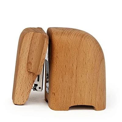 Image of Suck UK Elephant Stapler Gifts &amp; Desk Accessories for Animal Lovers Unforgettable Office Stationery Practical Decorative Home Small,Brown