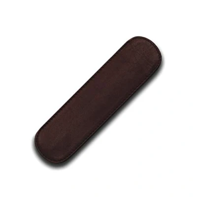 Image of EUROPENS Lamy Safari Leather Single Pen Pouch BROWN UK suitable case for Parker Cross Sheaffer etc