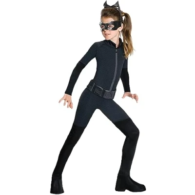 Image of Rubie&#039;s 881289S000 Batman Catwoman Kids Costume Fancy Dress, 3 4 Years