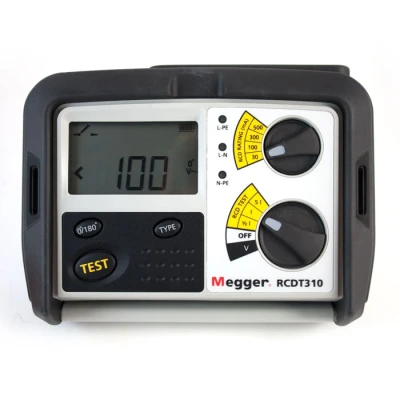 Image of Megger RCDT310 Residual Current Tester (Rcd) 30, 100, 300, 500 MA 100 280V
