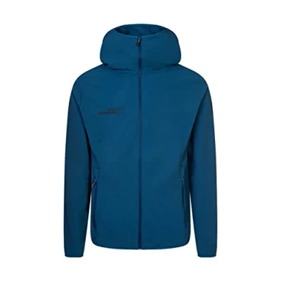 Image of Rock Experience REMJ10781 SOLSTICE 2.0 HOODIE SOFTSHELL Jacket Unisex MOROCCAN BLUE M