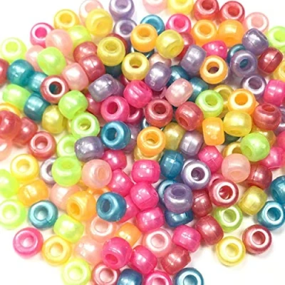 Image of arkCRAFT Pearl Pony Beads Assorted Colours 1000PCS