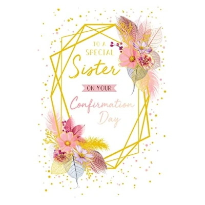 Image of To A Special Sister On Your Confirmation Day Card Lovely Verse