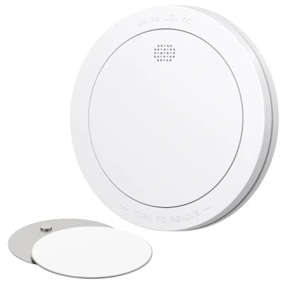 Image of CPVAN Wireless Interlinked Smoke Alarms with 10 Years Battery Life, for Home, Linked Detector, EN14604, CE Certified, Low Alert, FSI 3001. 1 Pack