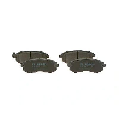 Image of BP1227, E990R02A10800113 Brake pad set BOSCH 0 986 494 337 Low Metallic with acoustic wear warning anti squeak plate, mounting manual
