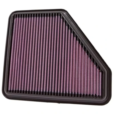 Image of K&amp;N Engine Air Filter: High Performance, Premium, Washable, Panel 2007 2017 (Auris, Corolla, Avensis, Verso), 33 2953