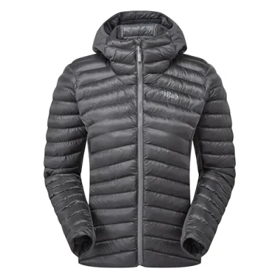 Image of Rab Women&#039;s Cirrus Flex Hoody Lightweight Insulated Coat for Trekking, Skiing, &amp; Climbing Graphene Medium