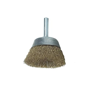 Image of Lessmann DIY Cup Brush with Shank 50mm, 0.25 Brass Wire LES43012607