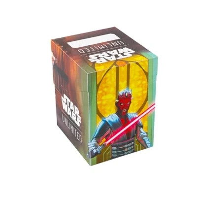 Image of Gamegenic GGS25135ML Star Wars Unlimited Obi Wan Kenobi/Darth Maul Trading Card Game Accessory, Multi Colour