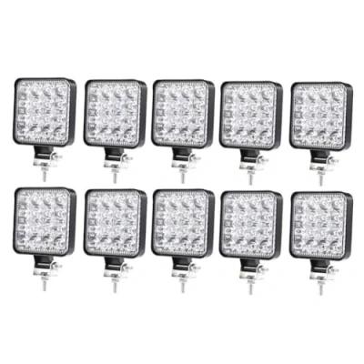 Image of WELLIT 10x48W LED Work Light Bar 3.3 Inch Spotlight 12V 24V Offroad Driving Fog Lights Lamps for 4x4 Car Tractor Truck Boat SUV ATV