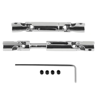 Image of RC Car Drive Shaft, 2 Pcs Metal Universal Shaft for WPL 1/16 Scale Military Truck Model Upgrade Parts Accessories