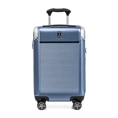 Image of Travelpro Platinum Elite TSA Lock Hard Shell Case with Swivel Wheels, Polycarbonate Suitcase, darkblue, Carry on 21 Inch, Lock,