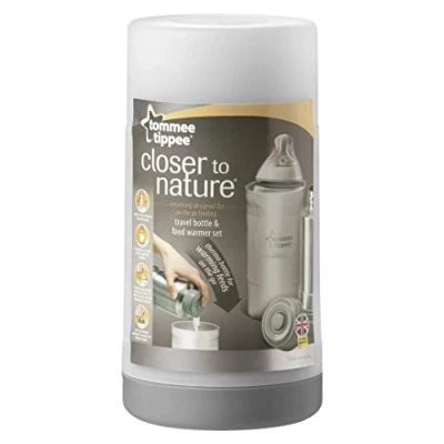 Image of Tommee Tippee Travel Bottle and Food Warmer Set