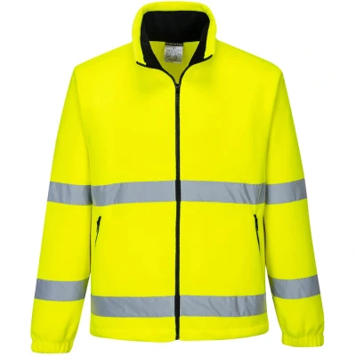 Image of Portwest Hi Vis Windbreaker Fleece Yellow Large