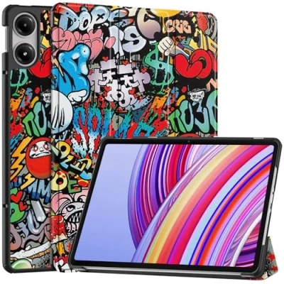 Image of Case for Xiaomi Redmi Pad Pro 12.1 Inch 2024 Tablet Slim Tri fold Stand Soft Back Shell Cover With Auto Wake/Sleep (TY)