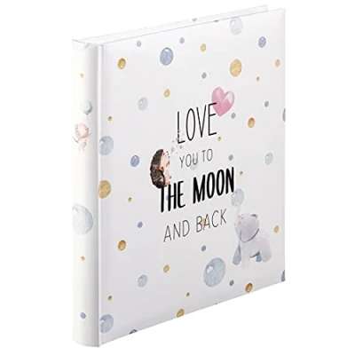 Image of Hama Book Album to The Moon, 29 x 32 cm, 60 Pages, Max: 300 Photos 10 15 standard, Multi Coloured