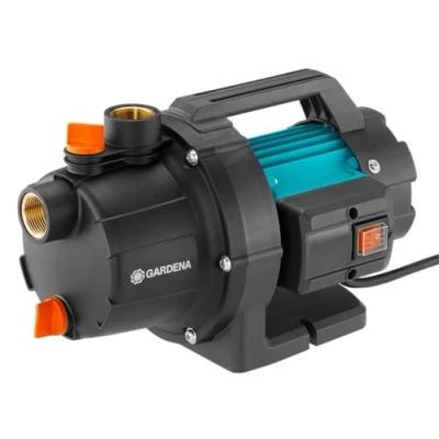 Image of Gardena Garden Pump 3000/4 Basic: with Flow Rate of 3000 l/h, Power 600 W, Long Service Life Thanks to Stainless Steel Shaft, Sprinkler Connection Possibility (9010 47)