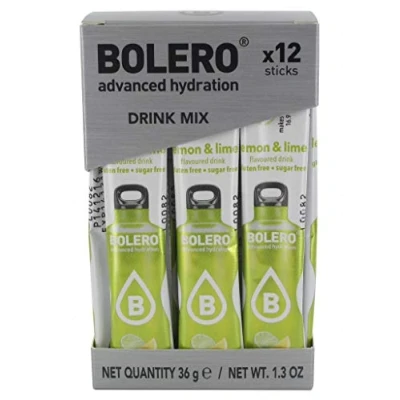 Image of Bolero Drink Sticks White Grape, 12 to Mix with 500ml of Water (Lemon &amp; Lime, 3g)