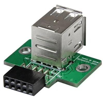 Image of StarTech.com USBMBADAPT2 2 Port USB Motherboard Header Adapter, (F) to 10 Pin