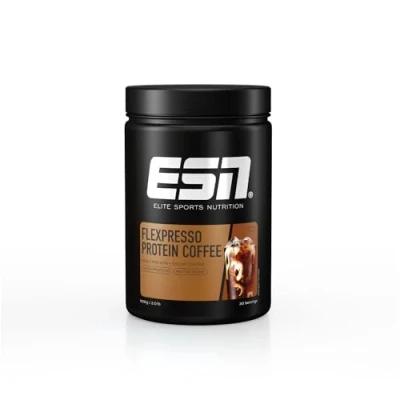 Image of ESN Flexpresso Protein Coffee, Decaffeinated 908 g, 2 lbs, 30 Servings Whey Powder with Real Made in Germany, Laboratory Tested