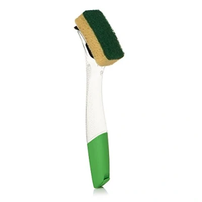 Image of Dishmatic Fill and Clean Scourer with Re Fillable Dish Washing Liquid Handle