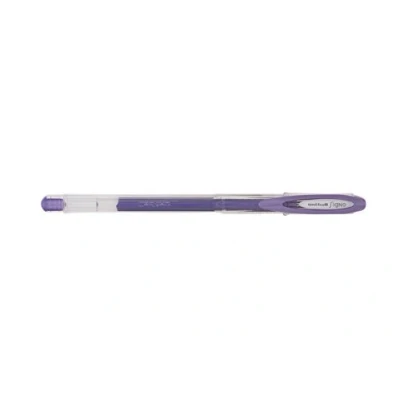 Image of uni ball Signo UM 120NM Gel Ink Rollerball Pen Metallic Violet, Pack of 12