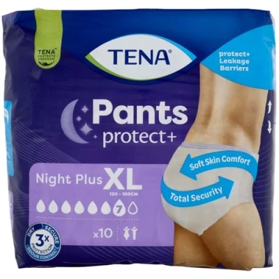 Image of TENA Pants Plus Night Extra Large 10 Pack
