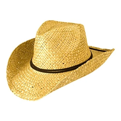 Image of Gamble &amp; Gunn Natural Straw Cowboy Hat